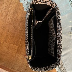 NWT cheetah print purse organizer